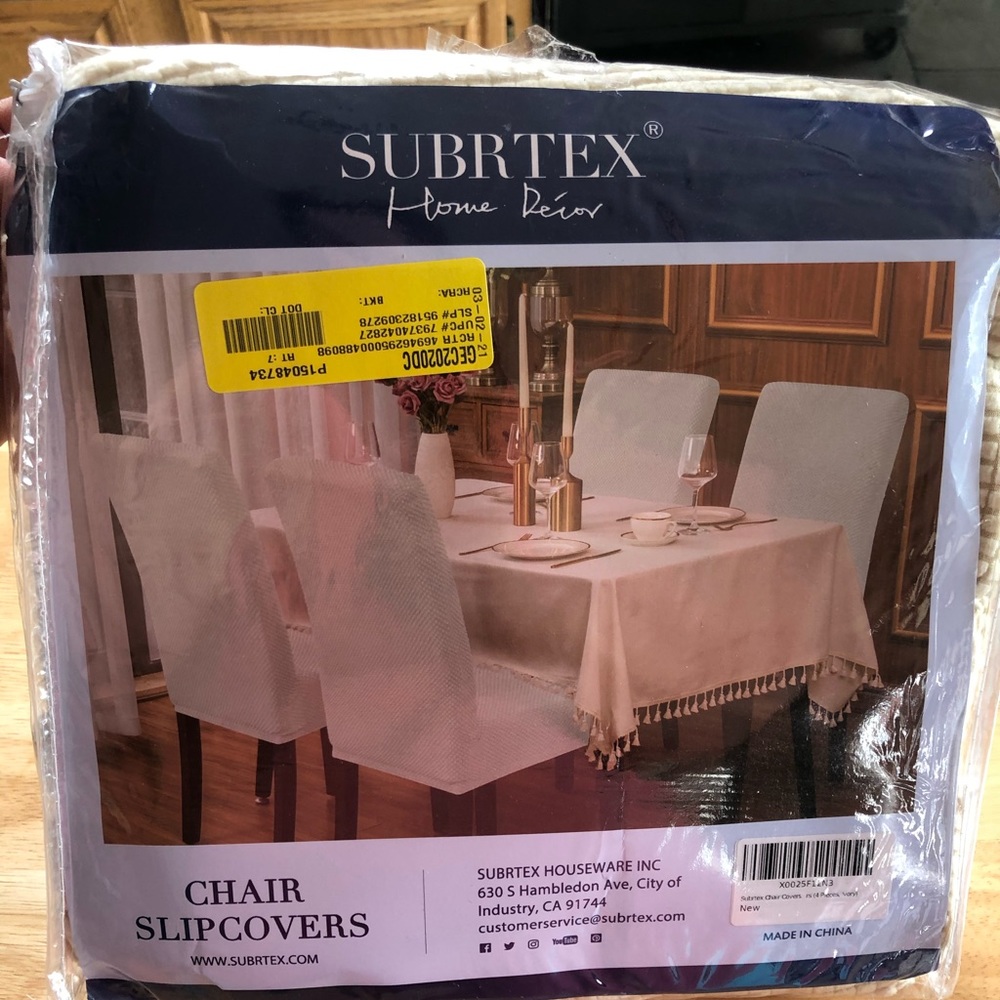 Slip covers for dining chairs 4 pack